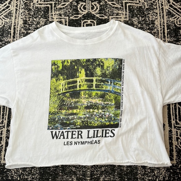 Tops - 2 For $10 Artsy Cropped T-Shirt: Size L